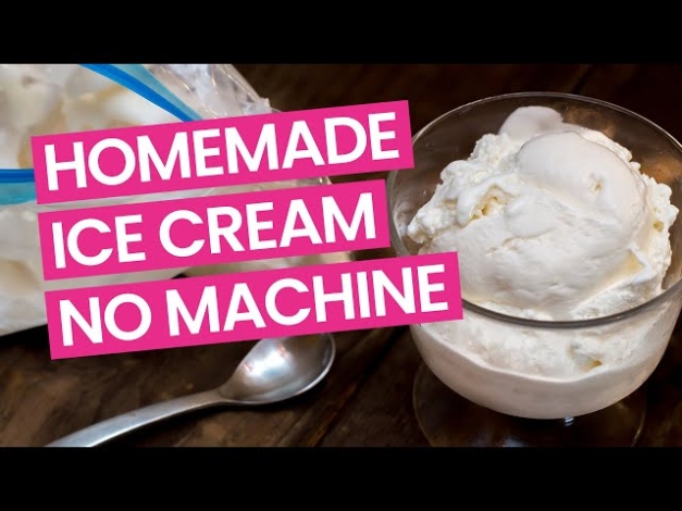 Backdate 2 Homemade Ice Cream Without A Machine In Just  Minutes - YouTube