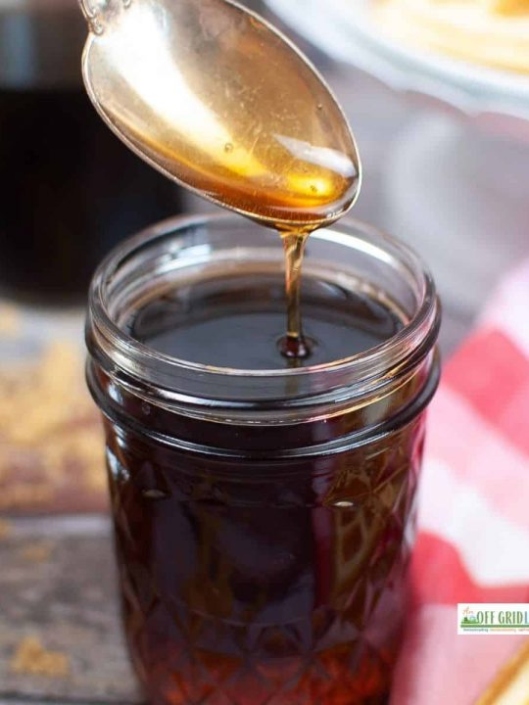 Niche Utama 2 How To Make Homemade Pancake Syrup - An Off Grid Life