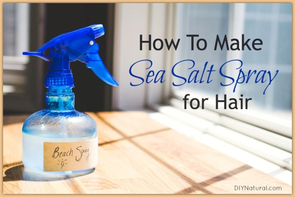 Niche Utama 2 How To Make Sea Salt Spray: A Sea Salt Spray For Beach Like Hair